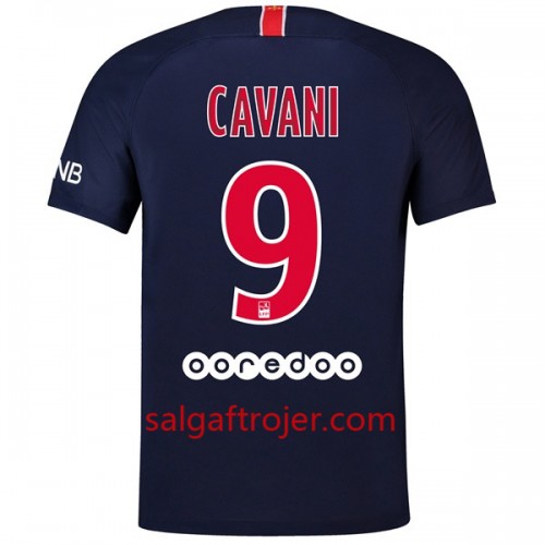 Paris Saint-Germain Fodboldtrøjer Cavani 9 Hjemmebanesæt 2018/19 Kort ærmer Paris Saint-Germain Fodboldtrøjer Cavani 9 Hjemmebanesæt 2018/19 Kort ærmer